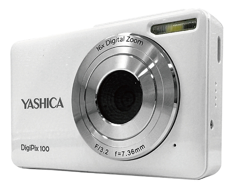 Yashica Fotokamera DigiPix 100 Weiß - Digitalkamera - 44 MP, Ansicht 3