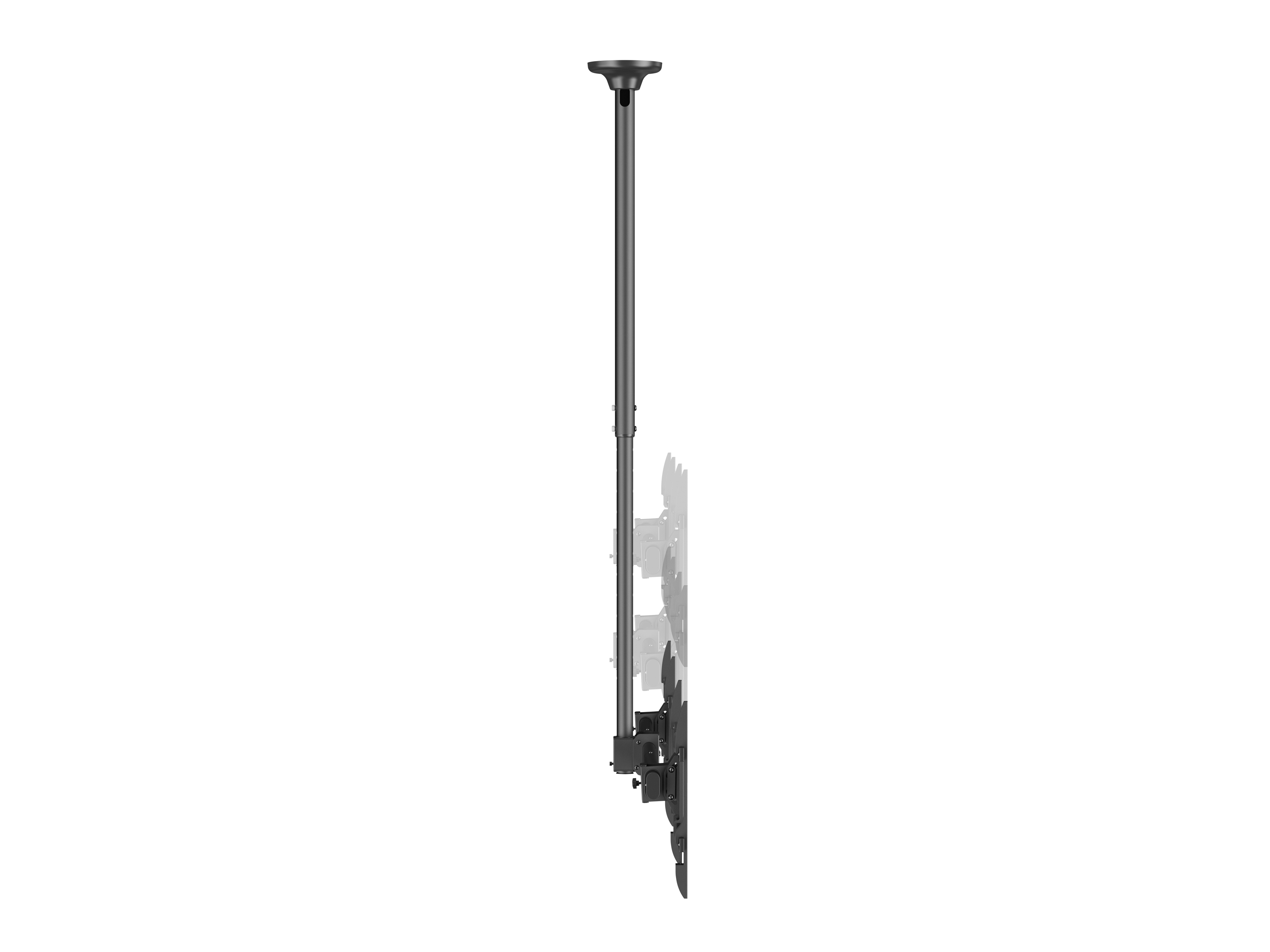 Equip Deckenhalterung 32-60/2TFT Manu Dual-Screen sw lite Retail, Ansicht 3