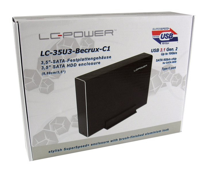 LC-Power LC-35U3-Becrux-C1 - Speichergehäuse - 3.5 (8.9 cm), Ansicht 2
