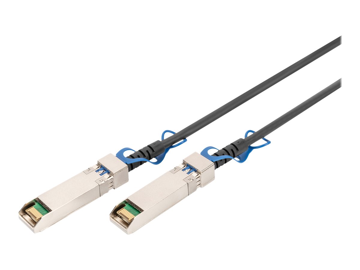 DIGITUS - 25GBase Direktanschlusskabel - SFP28 (M) zu SFP28 (M) - 1 m - abgeschirmtes Twinaxial - SFF-8432