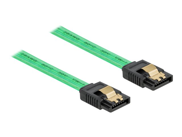 Delock SATA 6 Gbs Cable UV glow effect - SATA-Kabel