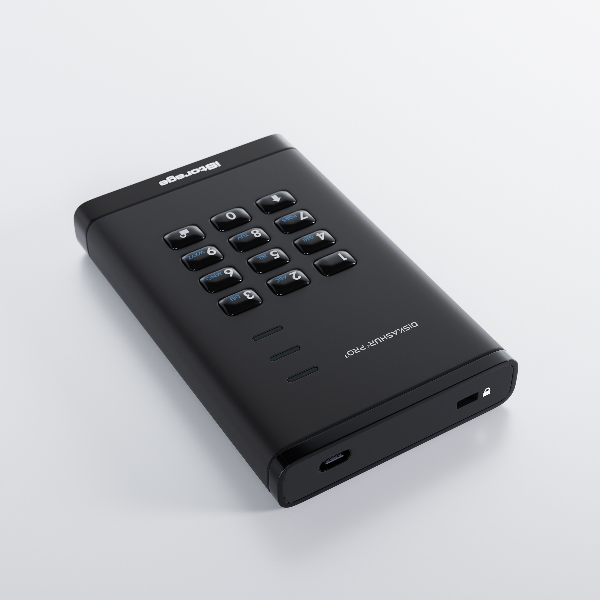 iStorage diskAshur Pro3 1TB IS-DAP3-256-SSD-1000-F, Ansicht 4