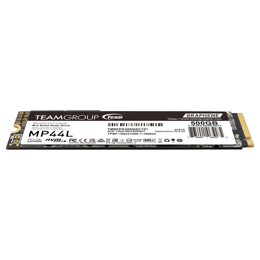 Team Group MP44L TM8FPK500G0C101 - 500 GB - M.2 - 5000 MB/s, Ansicht 4