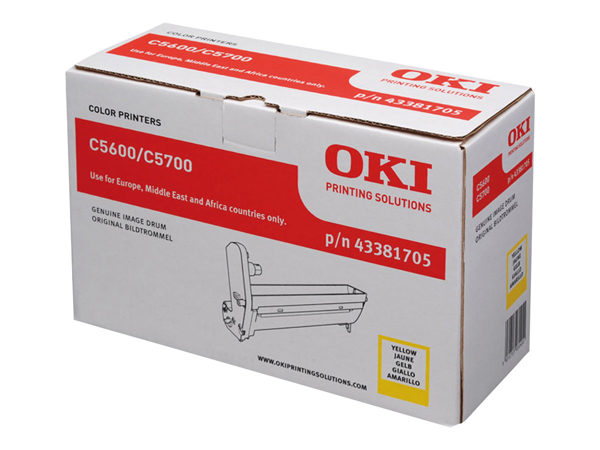 OKI Gelb - Trommel-Kit - für C5600, 5600dn, 5600n, 5700dn, 5700n (43381705)