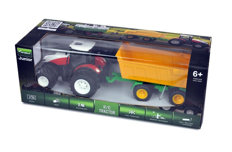 Amewi Toy Traktor mit Kippanhänger - Traktor - 1:24 - 500 mAh - 535 g, Ansicht 3