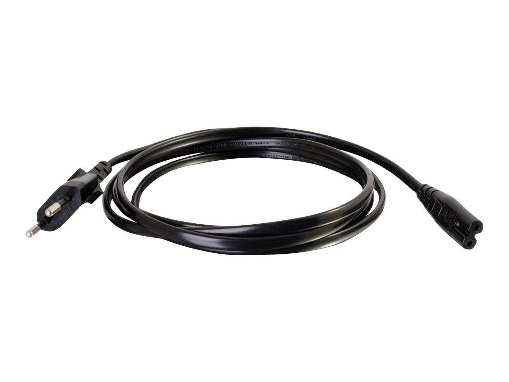 C2G Non-Polarised Power Cord - Stromkabel - power IEC 60320 C7 zu power CEE 77 (M)
