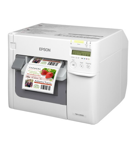 Epson TM C3500 - Etikettendrucker - Farbe - Tintenstrahl - 112 mm (Breite), Ansicht 2