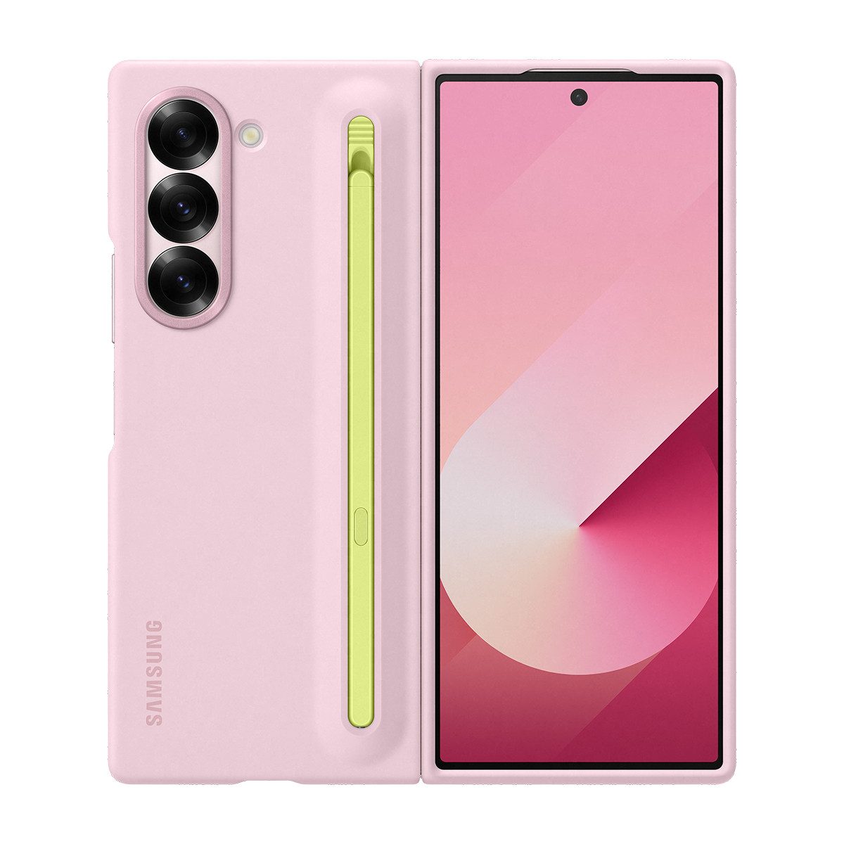 Samsung EF-OF95P - Flip-Hülle für Galaxy Z Fold6 - Slim - S Pen - Pink, Ansicht 2