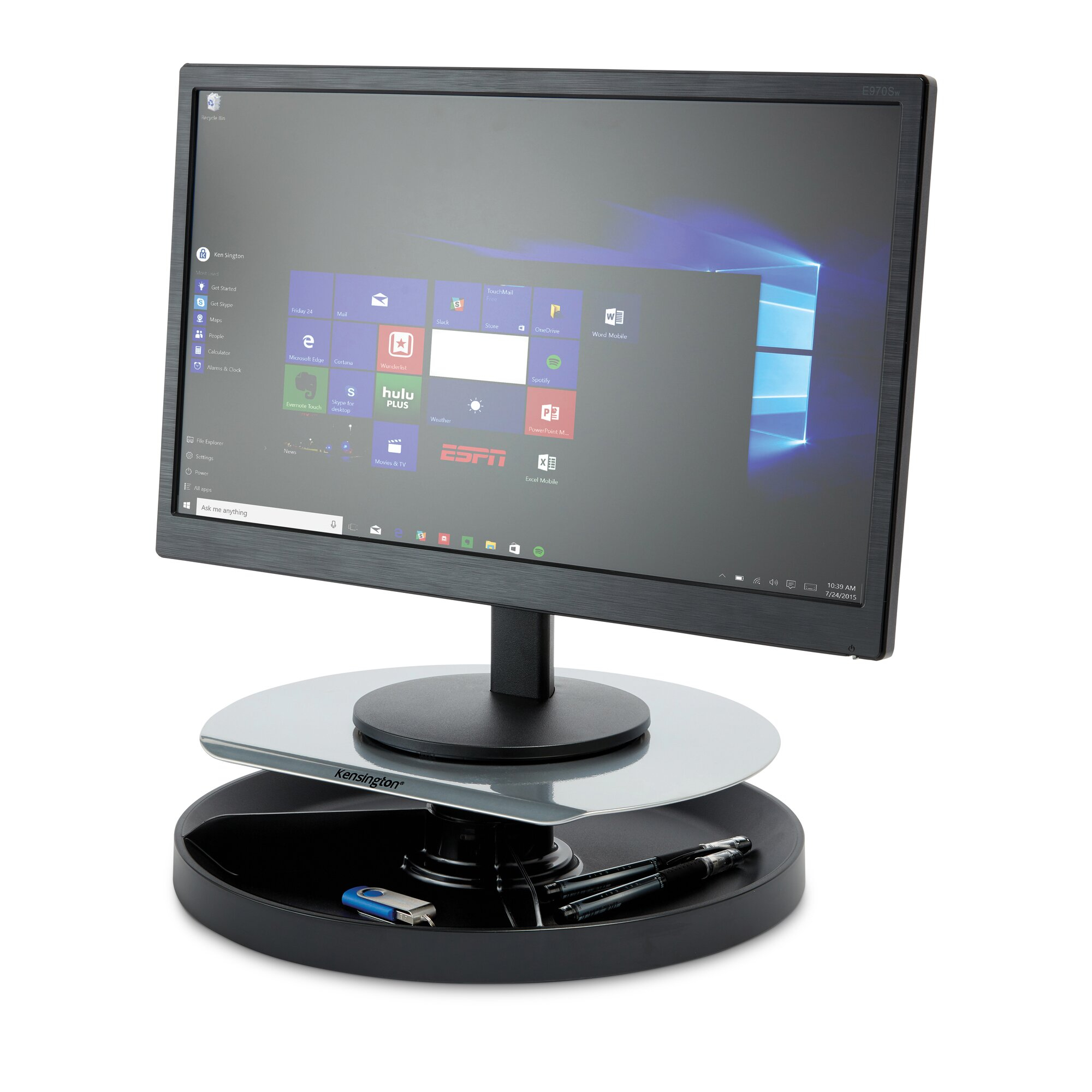 Kensington Spin2 Monitor Stand with SmartFit System, Ansicht 3