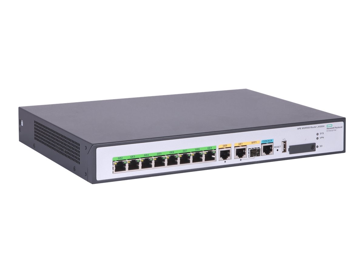 HPE FlexNetwork MSR958 - Router - 8-Port-Switch
