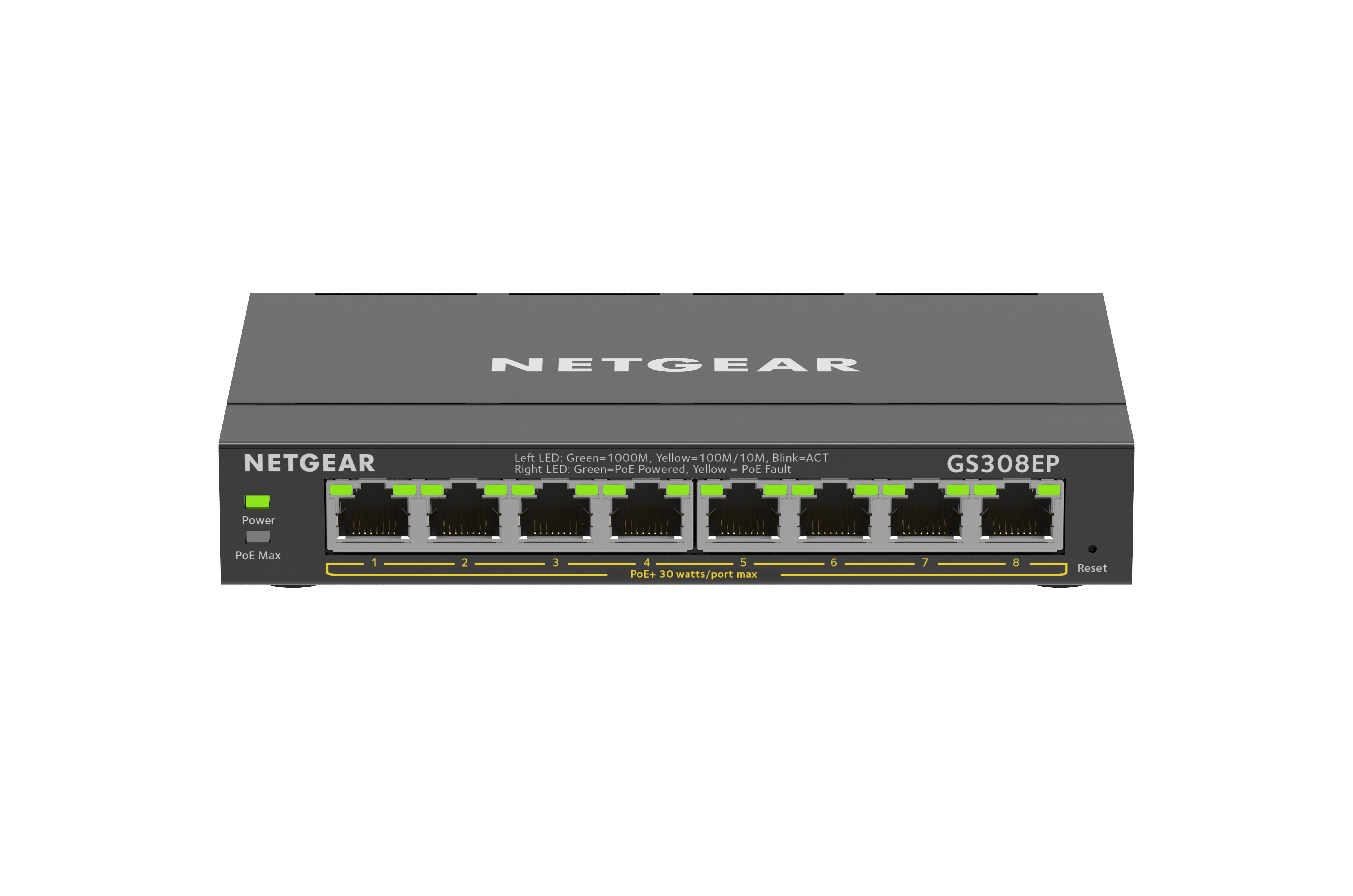 Netgear Plus GS308EP - Switch - Smart - 8 x 10/100/1000 (PoE+), Ansicht 2