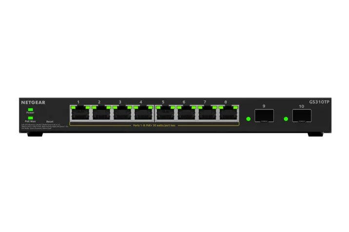 Netgear S350 Series PoE+ Smart Managed Essentials Switch with 2 - - 1 - - 1 - - 1 - Switch - 1 Gbps, Ansicht 3