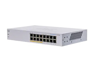 Cisco CBS110 - Unmanaged - L2 - Gigabit Ethernet (10/100/1000) - Power over Ethernet (PoE) - Rack-Einbau - 1U