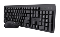 Trust Ody II Wireless Tastatur-Maus-Set Schwarz - Desktop - 1.600 dpi