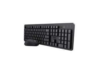 Trust Ody II Wireless Tastatur-Maus-Set Schwarz - Desktop - 1.600 dpi