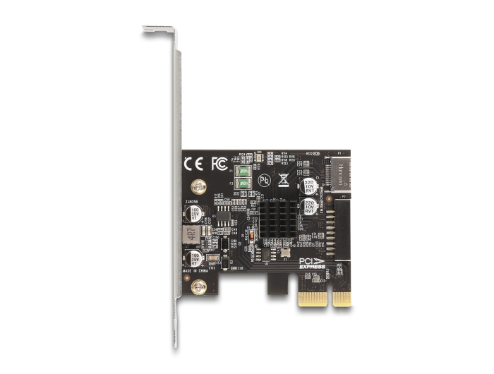 Delock PCI Express x1 Karte zu 1 x intern USB 5 Gbps Typ-E Key A und 1 19 Pin - PCI-Express, Ansicht 4