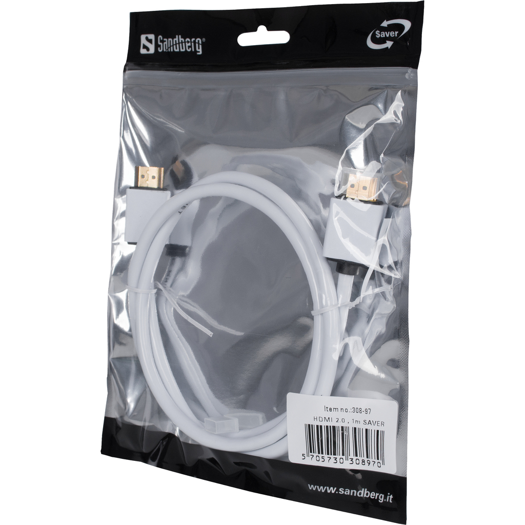 SANDBERG Saver - HDMI-Kabel - HDMI (M) bis HDMI (M), Ansicht 3