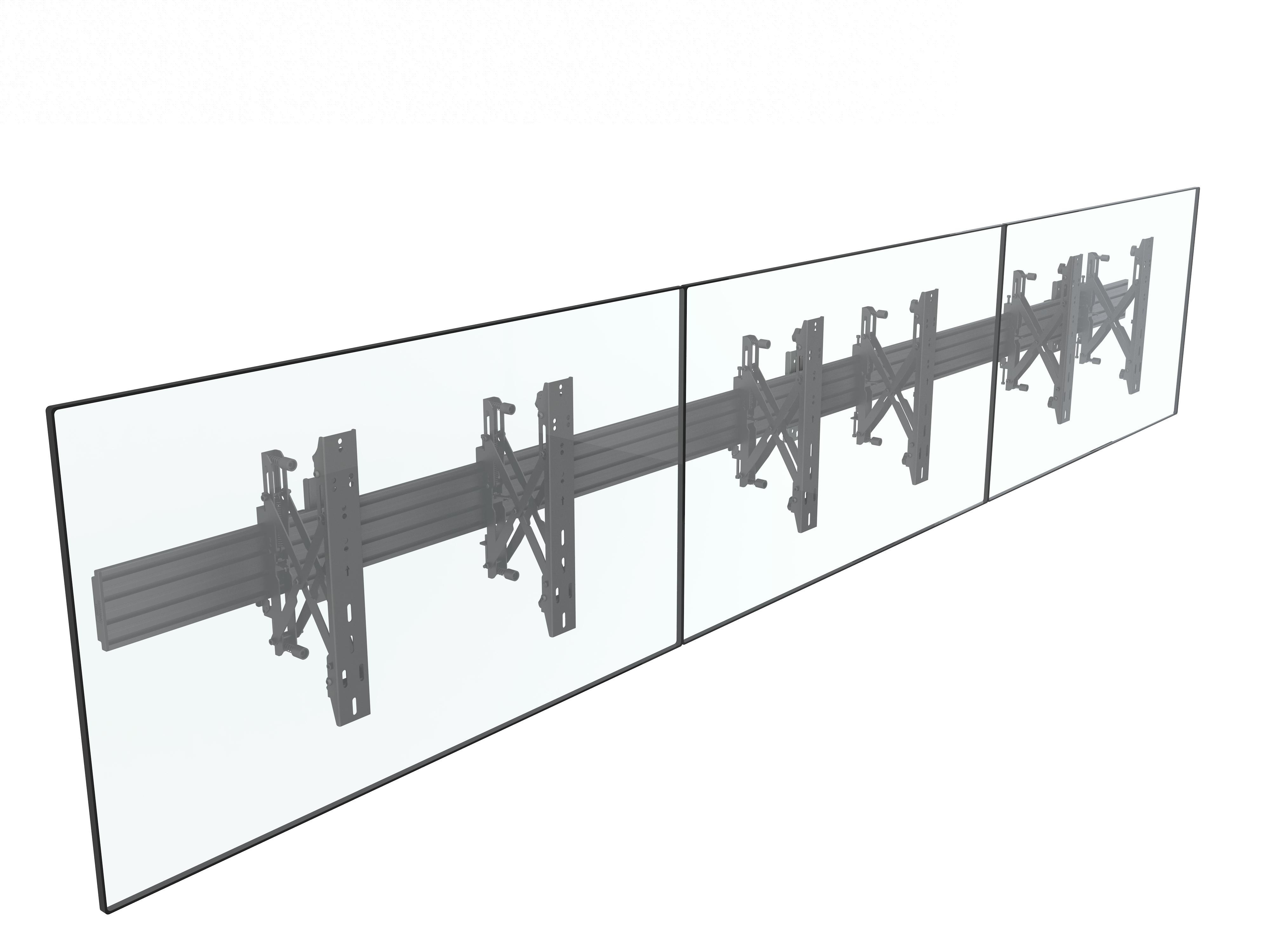 Equip Pro - Klammer - für Flachbildschirm - Stahl - Schwarz - Bildschirmgröße: 76.2-165.1 cm (30-65), Ansicht 3
