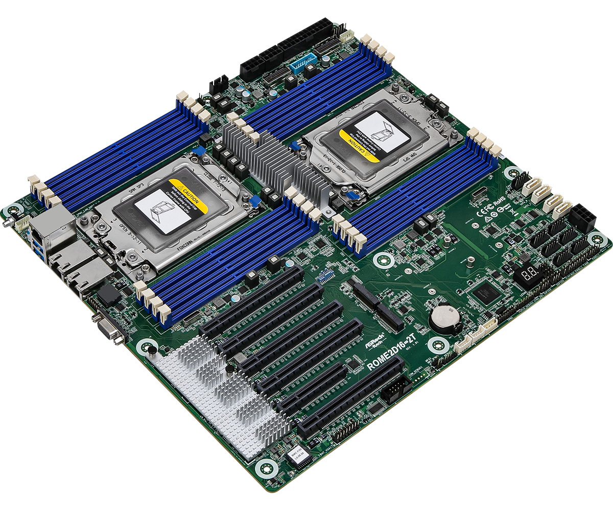 ASRock Mainboard ROME2D16-2T Sockel SP3