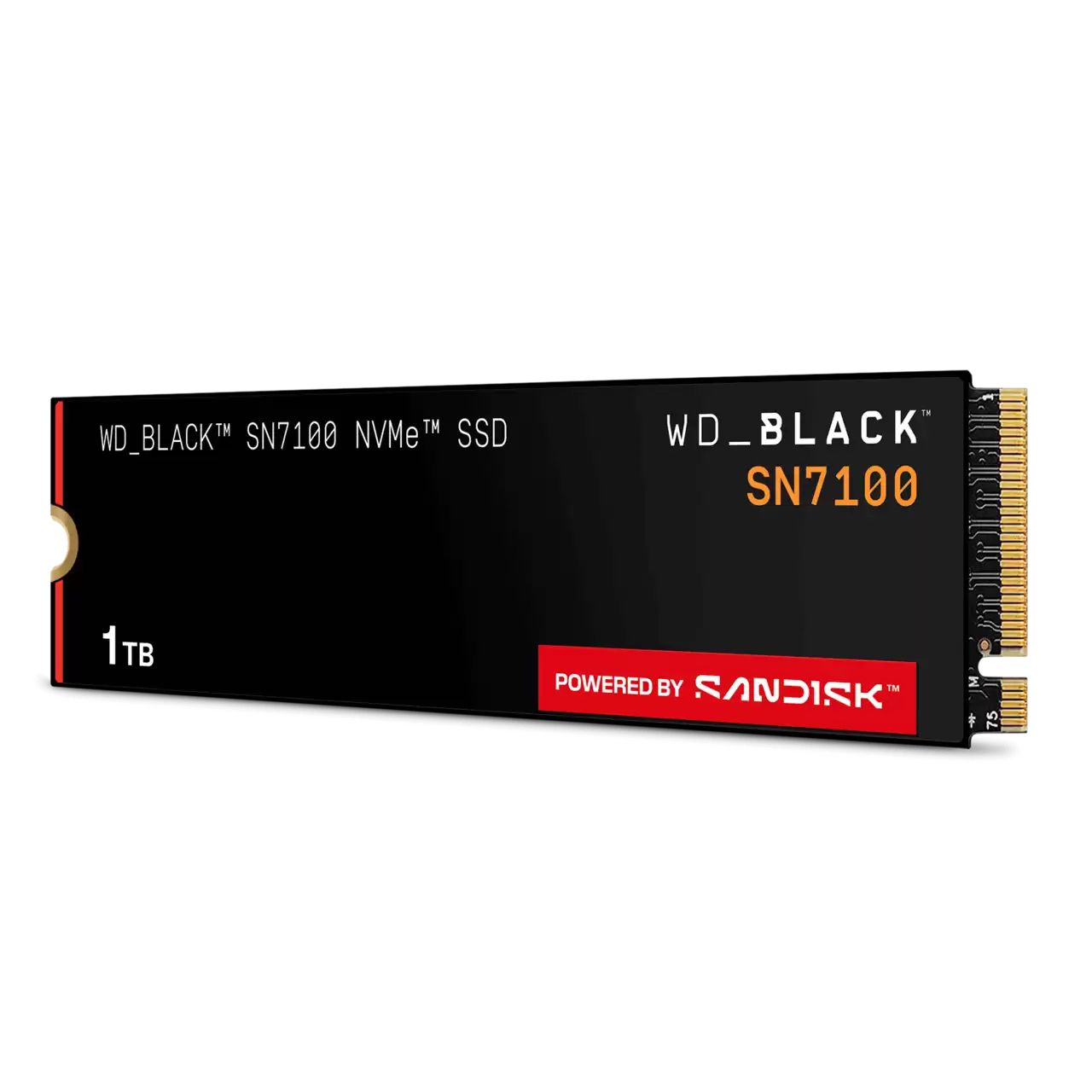 WD Black SN7100 NVMe SSD 1TB M.2 2280 - WD Black - SN7100, Ansicht 3
