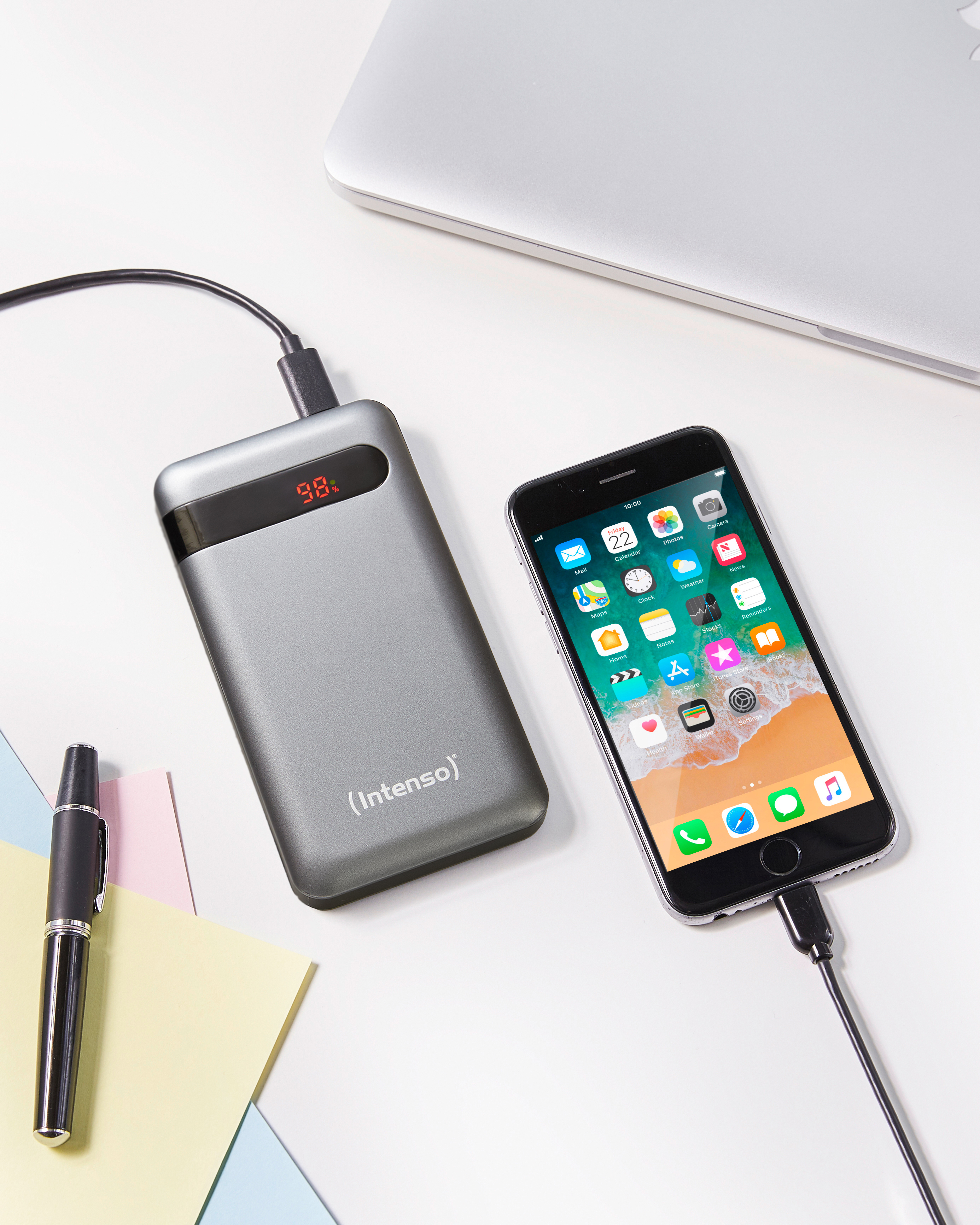 Intenso Powerbank PD10000 - Powerbank - 10000 mAh - 3 A - QC 3.0 (USB-C), Ansicht 3