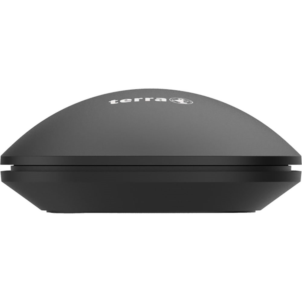 TERRA NBM1000B - Beidhändig - Optisch - RF kabellos + Bluetooth - 4000 DPI - Schwarz, Ansicht 2