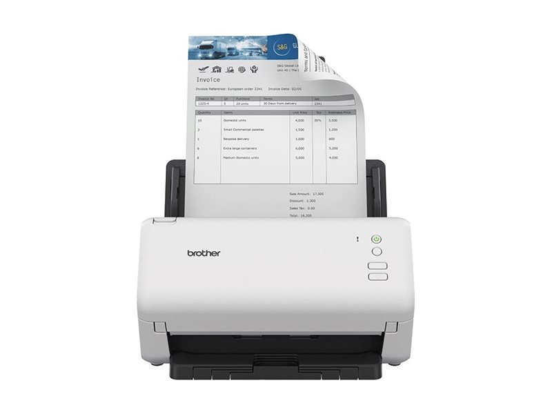 Brother ADS-4100 - Dokumentenscanner - Dual-CIS - Duplex - A4 - 600 dpi x 600 dpi - bis zu 35 Seiten/Min. (einfarbig)