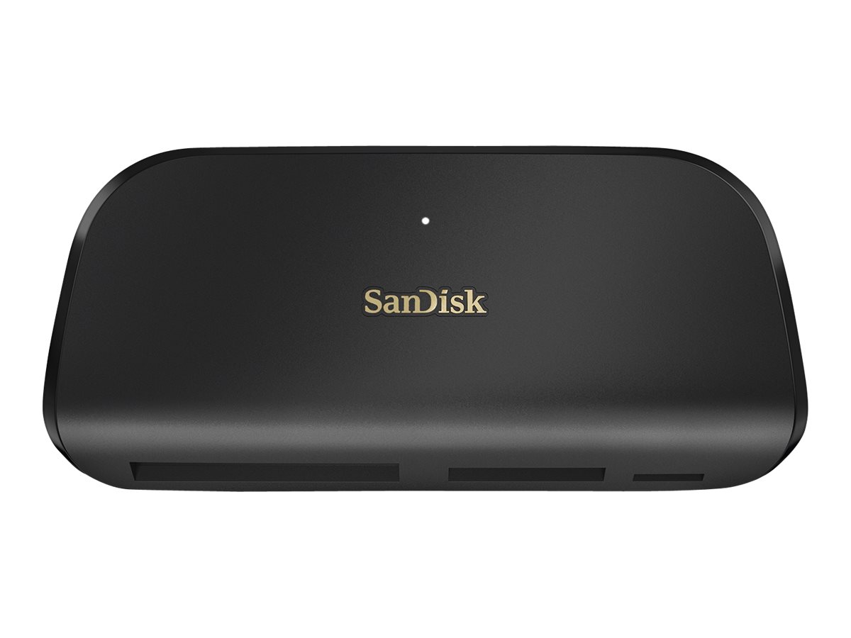 SanDisk ImageMate PRO - Kartenleser (SD, CF, microSD, SDHC, microSDHC, SDXC, microSDXC, SDHC UHS-I, SDXC UHS-I, SDHC UHS-II, SDXC UHS-II) - USB 3.0/USB-C