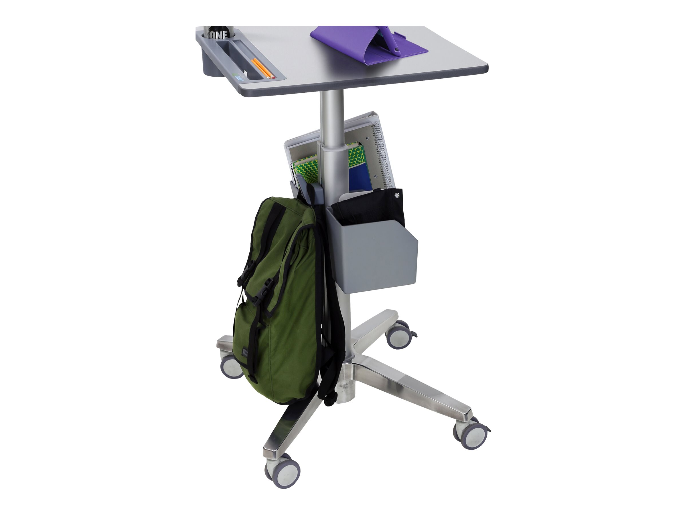 Ergotron LearnFit Short - Sitz-/ Stehtisch - mobil, Ansicht 3