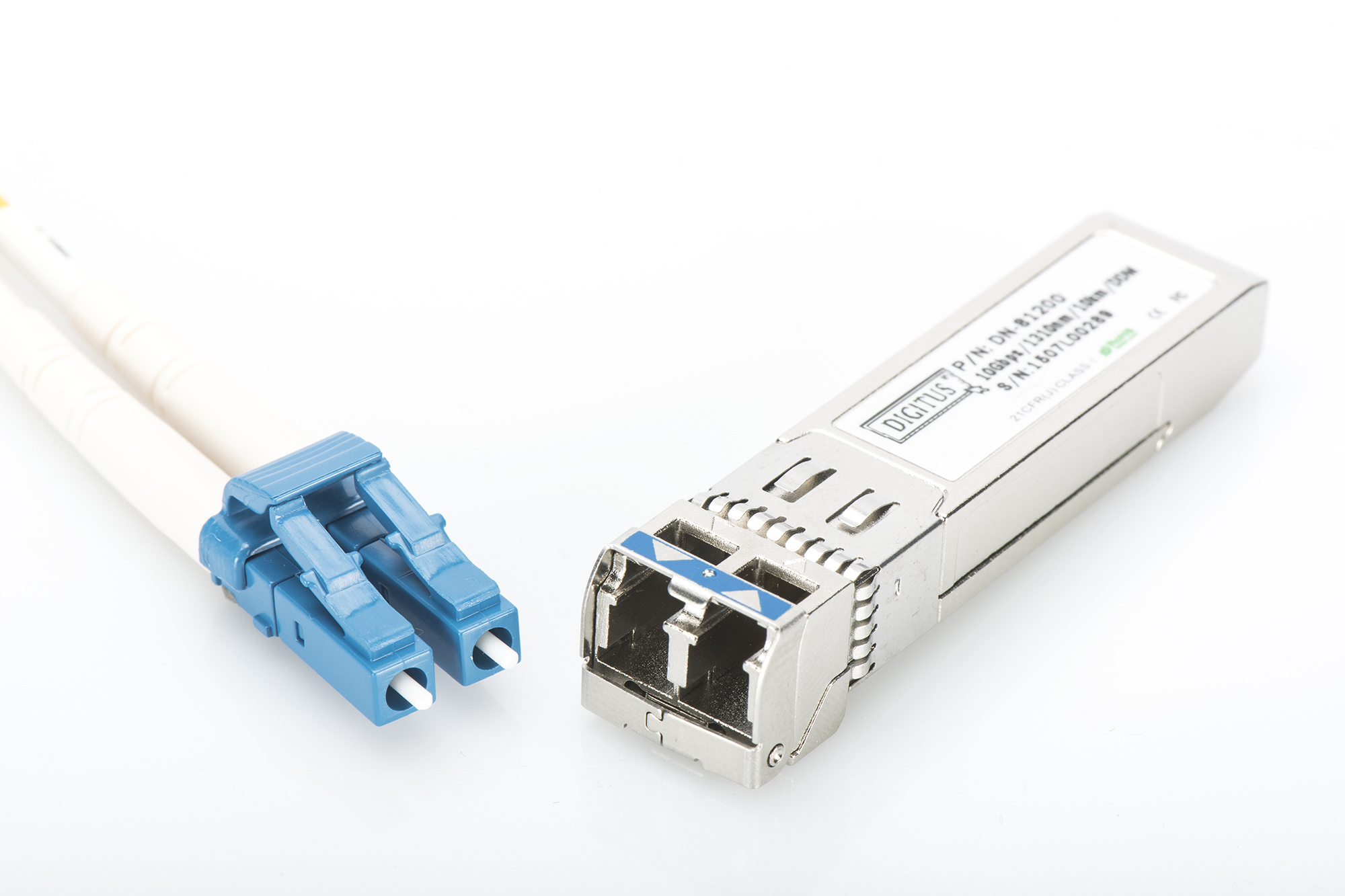 DIGITUS mini GBIC (SFP) Modul, 10Gbps, 0.3km, mit DDM Funktion, Ansicht 3