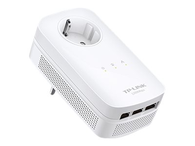 TP-LINK AV1200 - Powerline-Adapter 3-Port-Switch - 1GbE, HomePlug AV (HPAV)