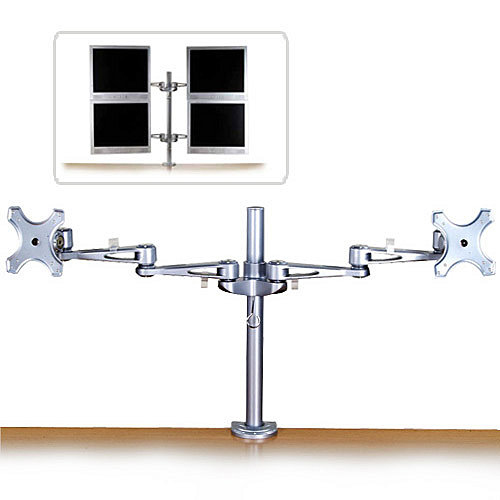Lindy Dual Adjustable LCD Arms - Montagekomponente (2 Gelenkarme), Ansicht 2