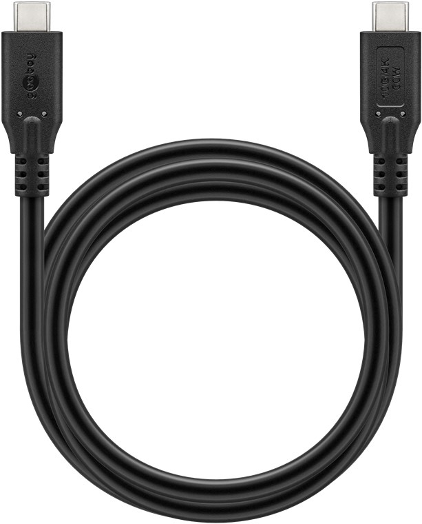 Goobay USB-C -Kabel USB 3.2 60 W 10 Gbit/s Power Delivery 0.5 m - -Stecker> - Kabel - Digital/Daten, Ansicht 4