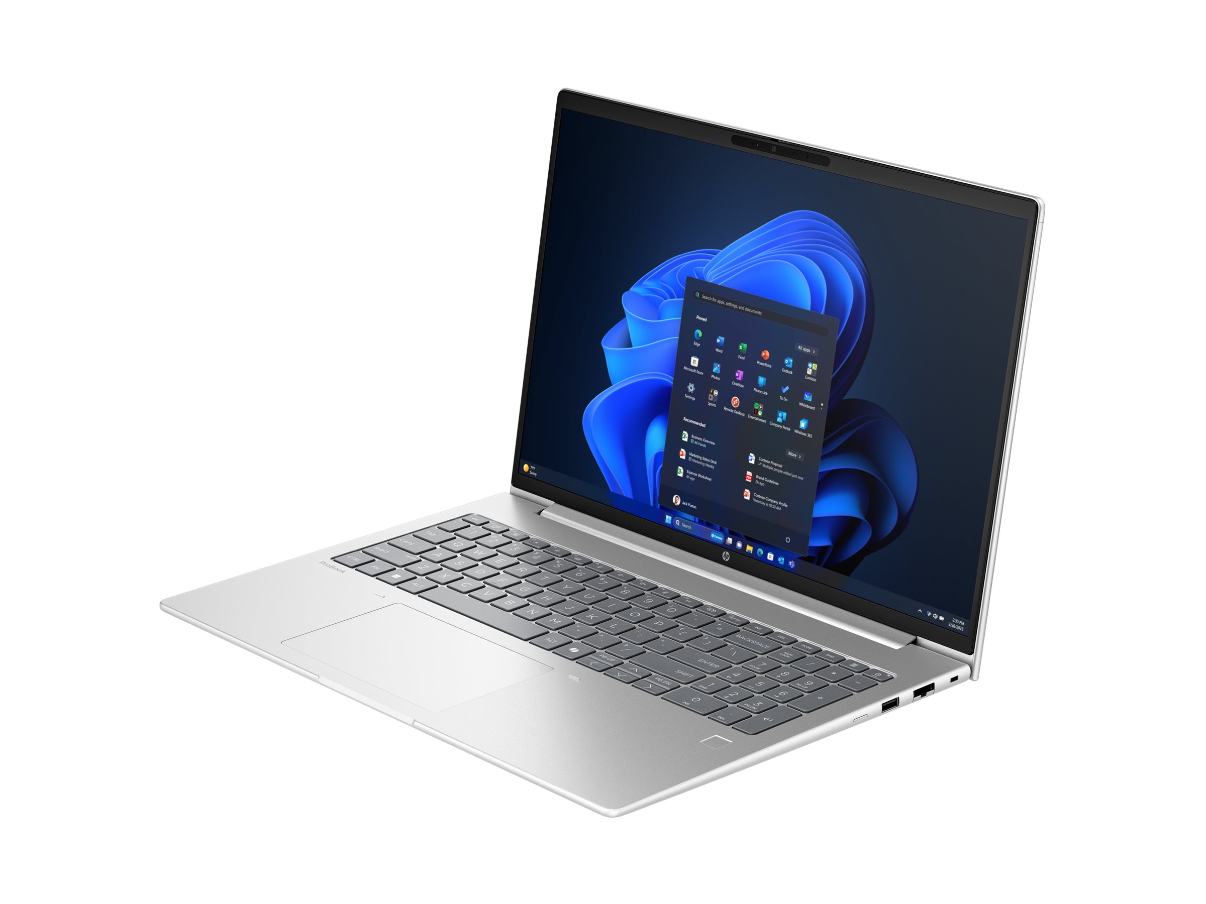 HP ProBook 4 G1a Notebook AI - 177-Grad Scharnierdesign - AMD Ryzen 5 Pro 230 - Win 11 Pro - Radeon 760M - 16 GB RAM - 512 GB SSD NVMe - 40.6 cm (16")