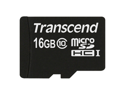 Transcend Flash-Speicherkarte - 16 GB - Class 10