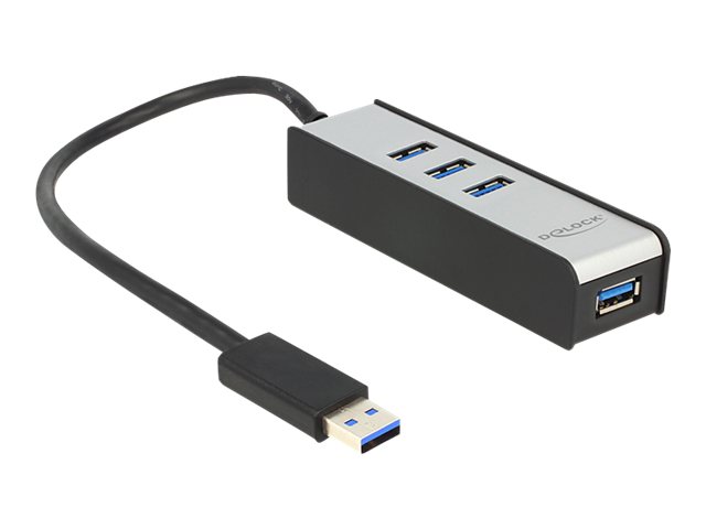 Delock USB 3.0 External Hub 4 Port - Hub - 4 x SuperSpeed USB 3.0
