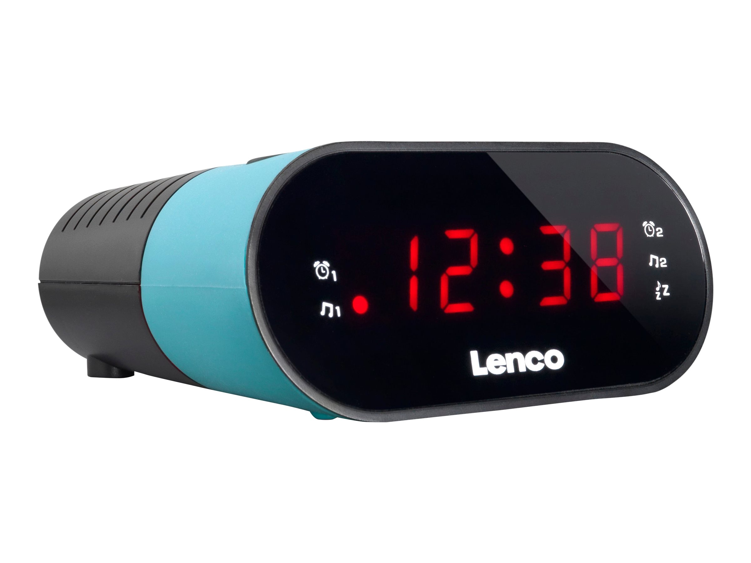 Lenco CR-07 - Radiouhr - 0.3 Watt - Blau, Ansicht 4
