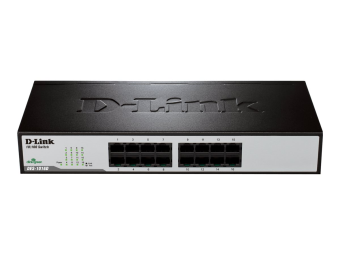D-Link DES 1016D - Switch - 16 x 10100 - Desktop