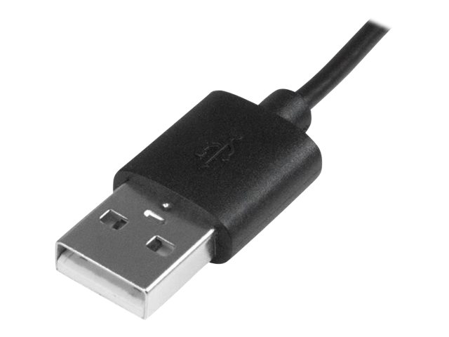 StarTech.com 1m Micro USB Kabel mit LED Ladeanzeige - St/St - USB auf Micro USB Kabel - USB-Kabel - Micro-USB Typ B (M) zu USB (M) - 1 m