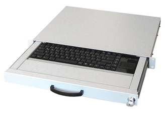 Aixcase AIX-19K1UKDETP-W - Tastatur - rack-montierbar, Ansicht 2