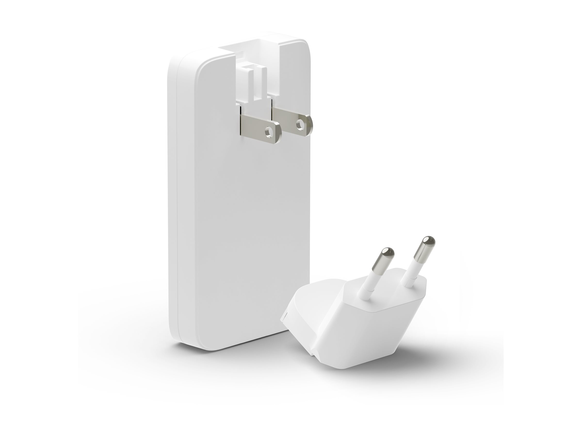 dbramante1928 re-charge Pro - Netzteil - dünn - 65 Watt - 2 Ausgabeanschlussstellen (24 pin USB-C, USB), Ansicht 3