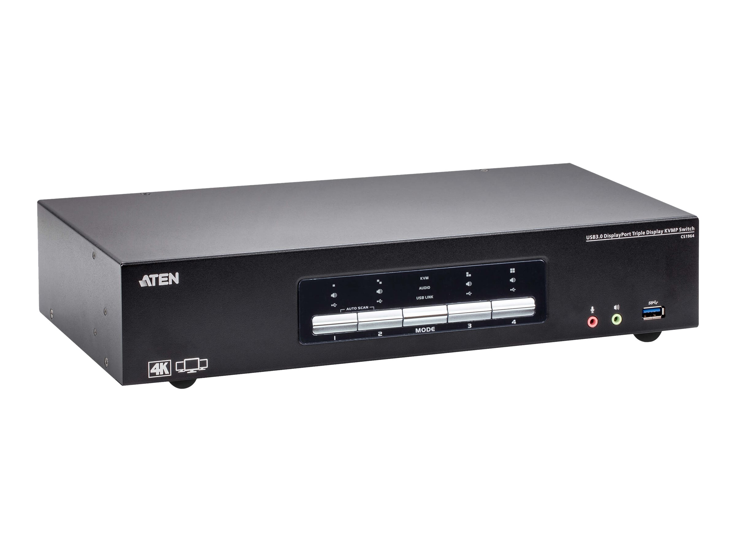 ATEN CS1964 - KVM-/Audio-/USB-Switch - 4 x KVM/Audio
