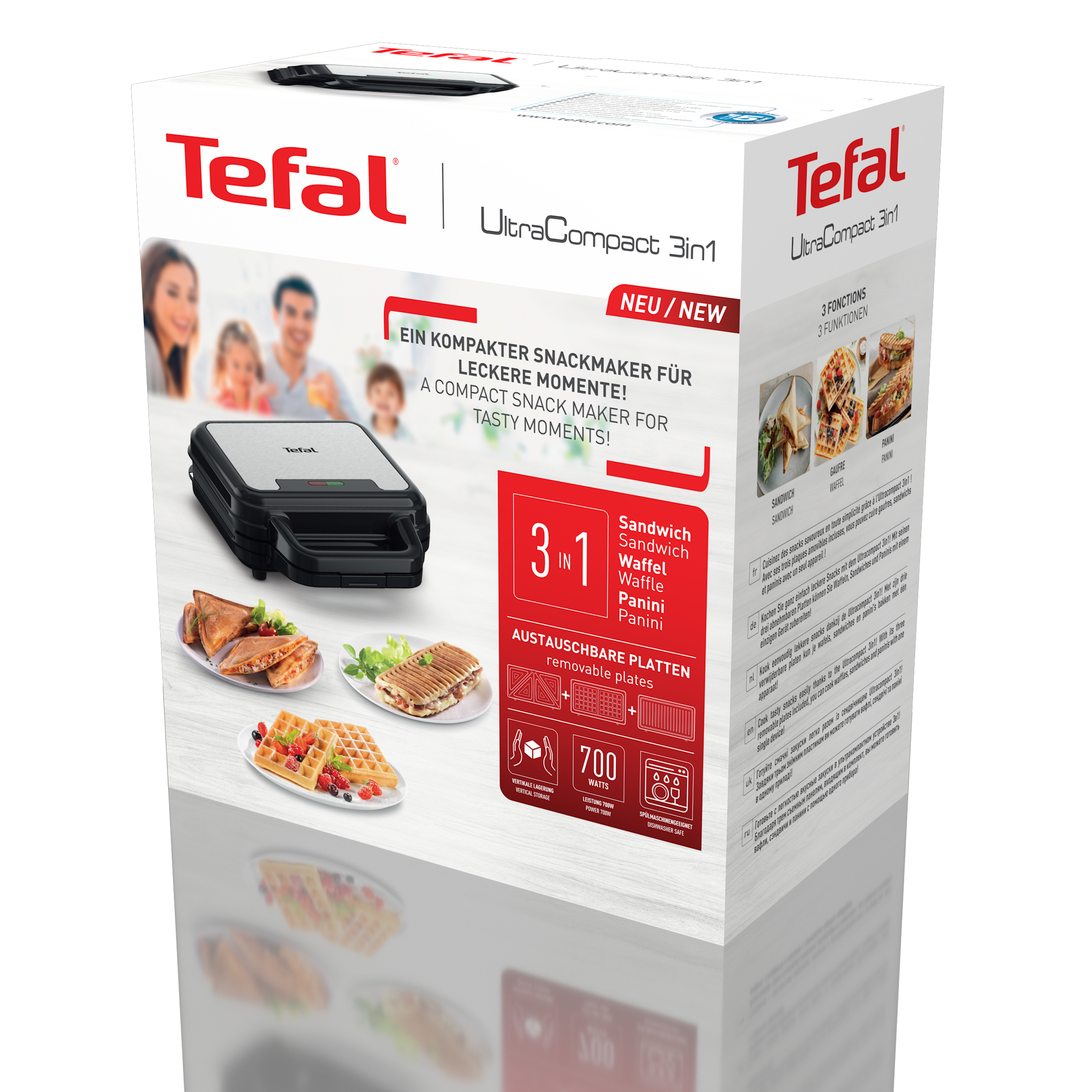 TEFAL UltraCompact 3in1 SW383D10 contact grill, Ansicht 2