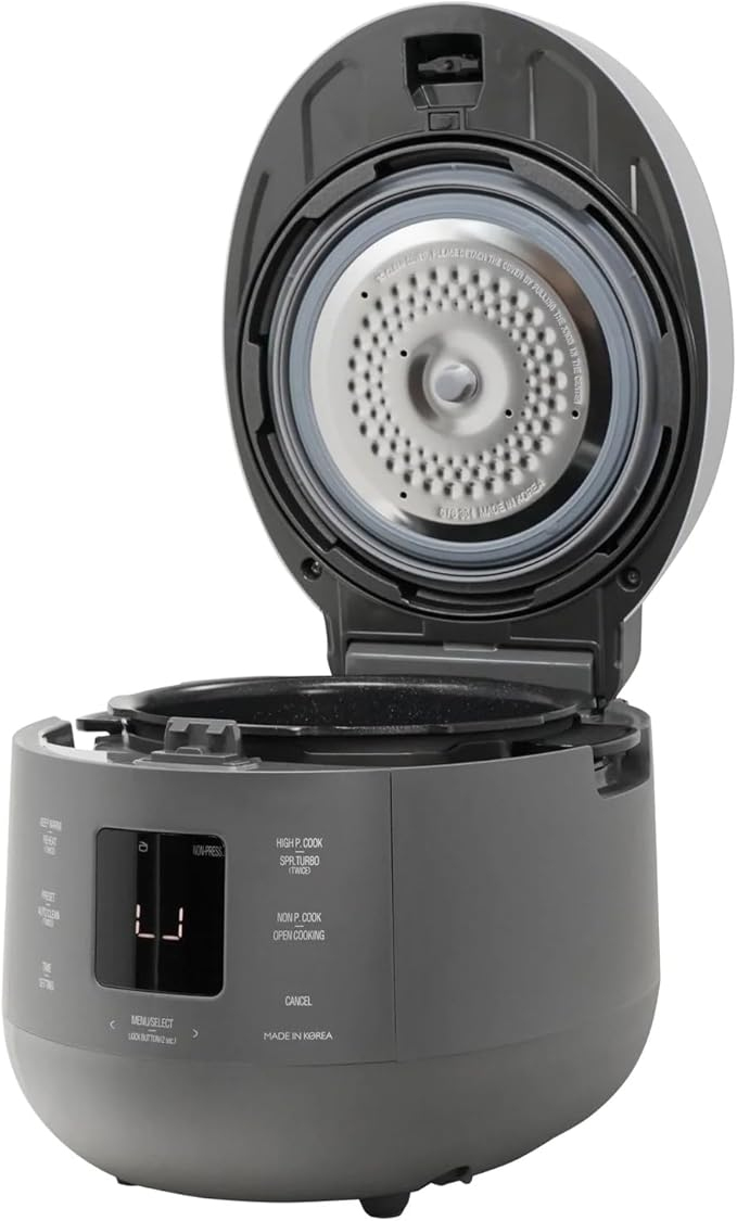 Cuckoo Reiskocher 1.80l CRP-ST1009F Twin Pressure grau, Ansicht 3