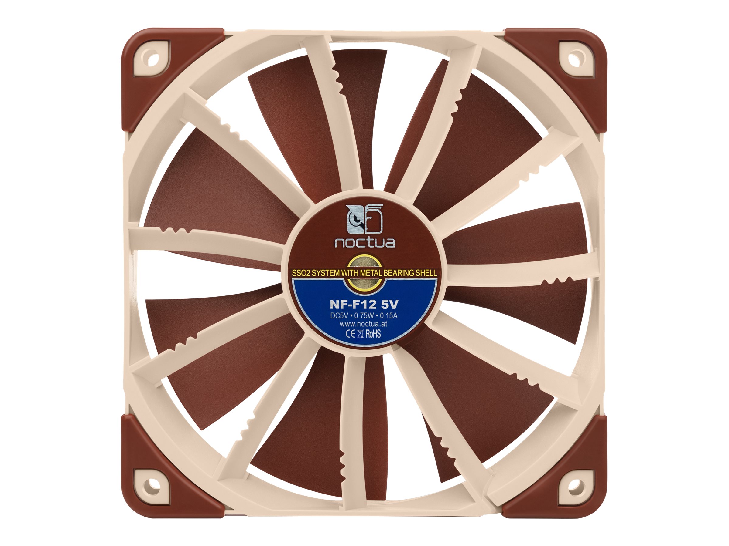 Noctua NF-F12 5V - Gehäuselüfter - 120 mm, Ansicht 5