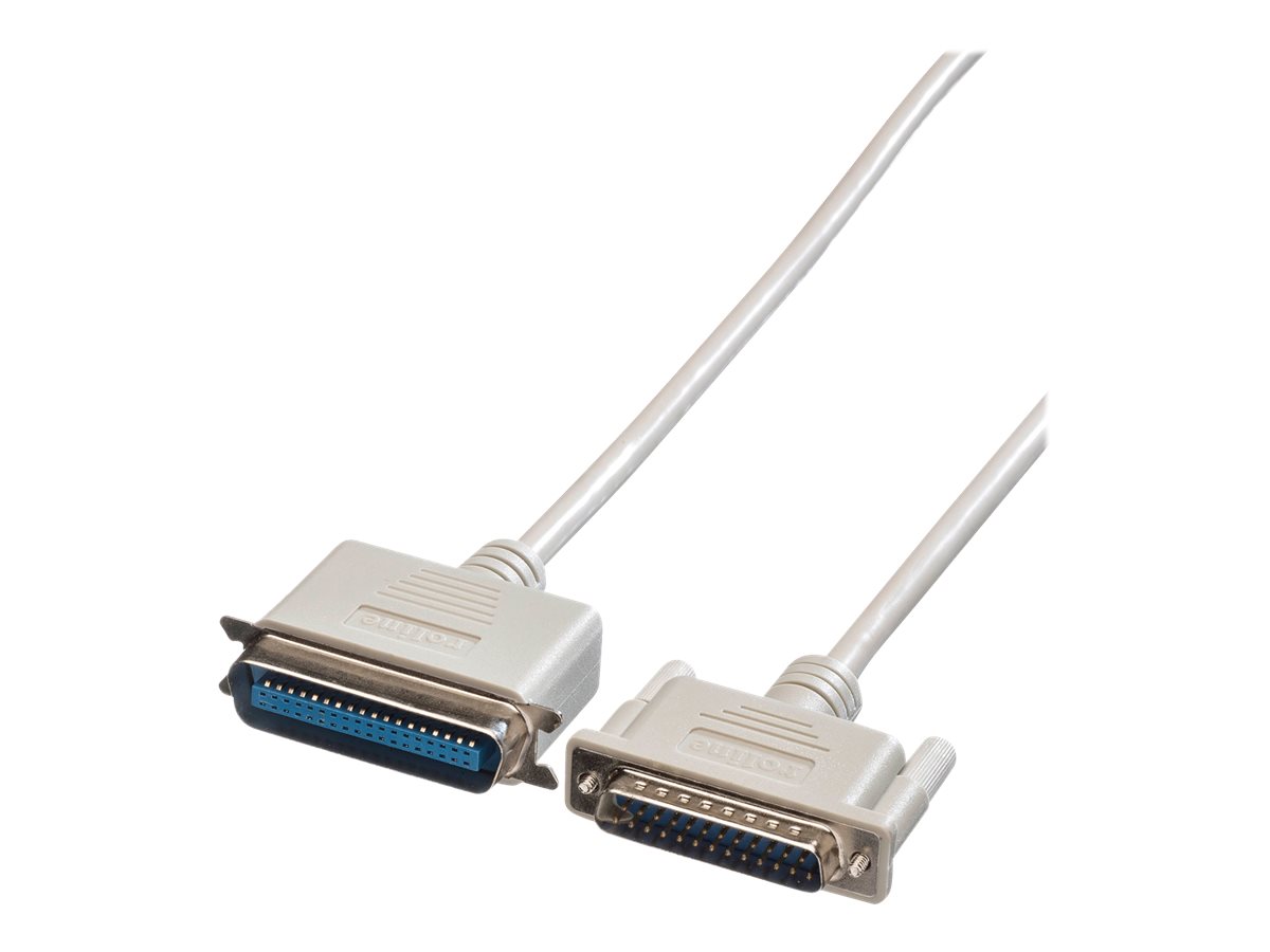 ROLINE Druckerkabel - DB-25 (M) zu Centronics 36-Polig (M)