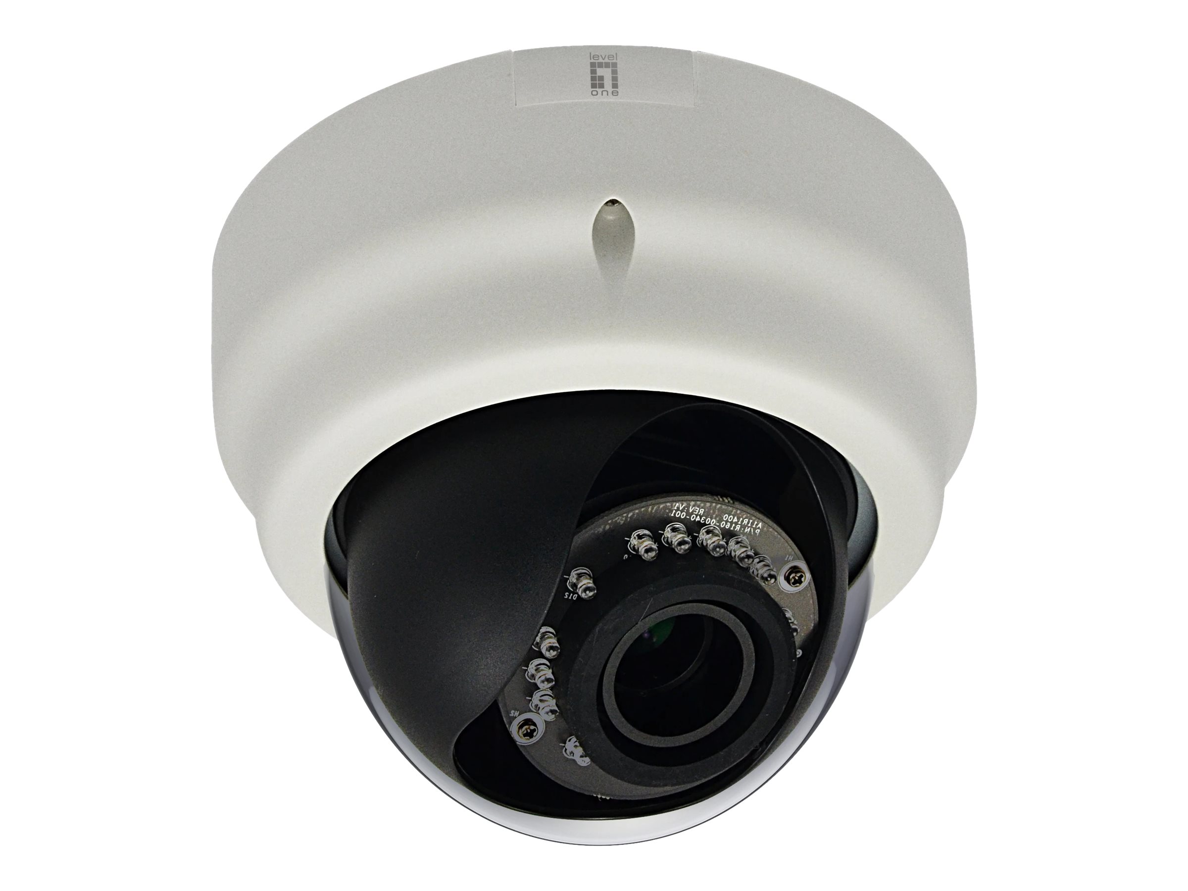 LevelOne FCS-3064 - Netzwerk-Überwachungskamera - Kuppel - vandalismusgeschützt - Farbe (Tag&Nacht)