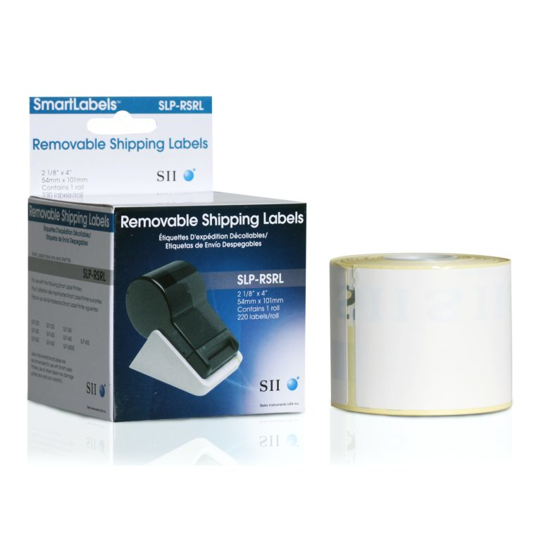 Seiko Instruments SLP-RSRL - Halbklebend, entfernbarer Klebstoff - weiß - 54 x 101 mm 220 Etikett(en) (1 Rolle(n), Ansicht 3
