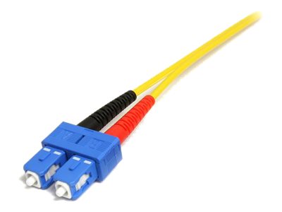 StarTech.com 10m Fiber Optic Cable - Single-Mode Duplex 9125 - LSZH - LCSC - OS1 - LC to SC Fiber Patch Cable (SMFIBLCSC10)