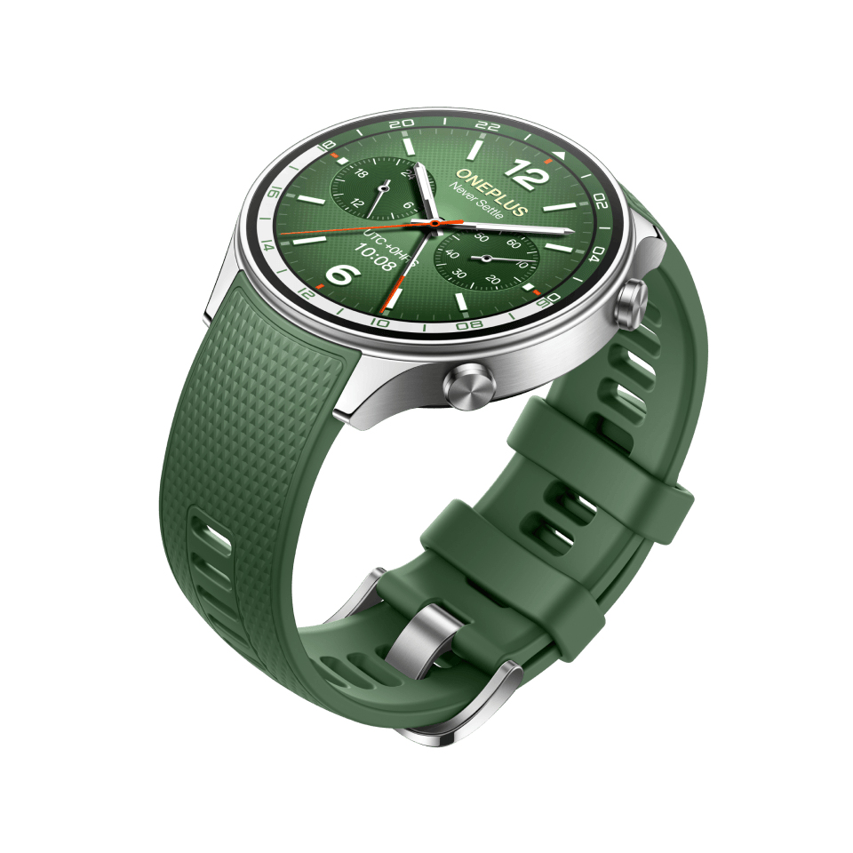 OnePlus Watch 2R - 46 mm - intelligente Uhr mit Riemen - Handgelenkgröße: 140-210 mm - Anzeige 1.43, Ansicht 3
